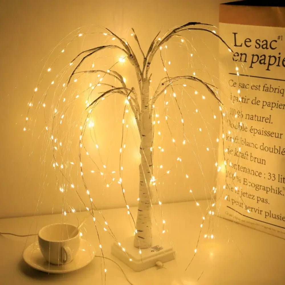 LED Sparkling Willow Tree Bonsai Christmas Decoration_7