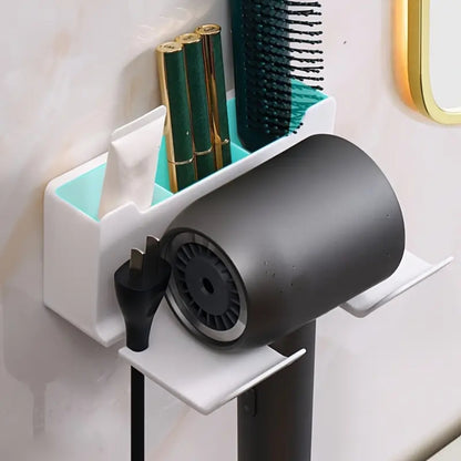 Multifunctional Hair Dryer Stand Hairdryer Organizer Box_4