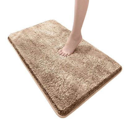 Soft Comfortable Thick Plush Floor Mat Bathroom Floor Rug Anti Slip_4