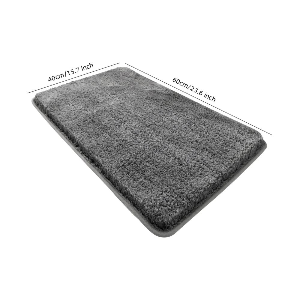 Soft Comfortable Thick Plush Floor Mat Bathroom Floor Rug Anti Slip_8