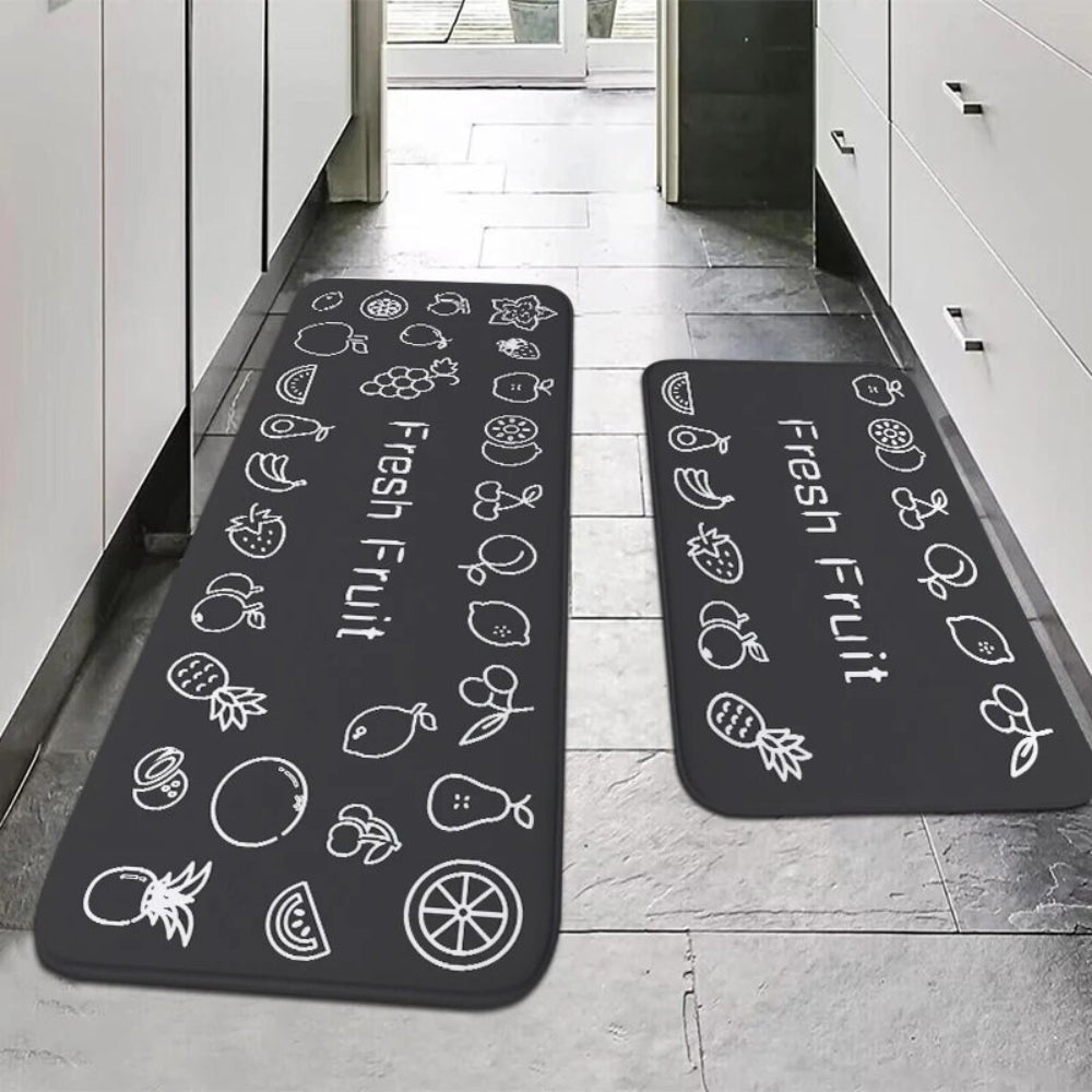 Kitchen Floor Mats and Rugs Washable Rubber Backing Doormat_0