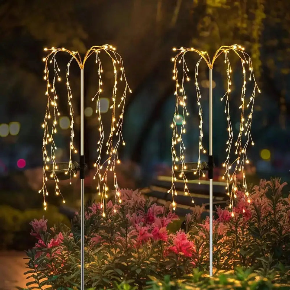 Solar LED String Light Outdoor Solar Artificial Tree Lights Waterproof_3