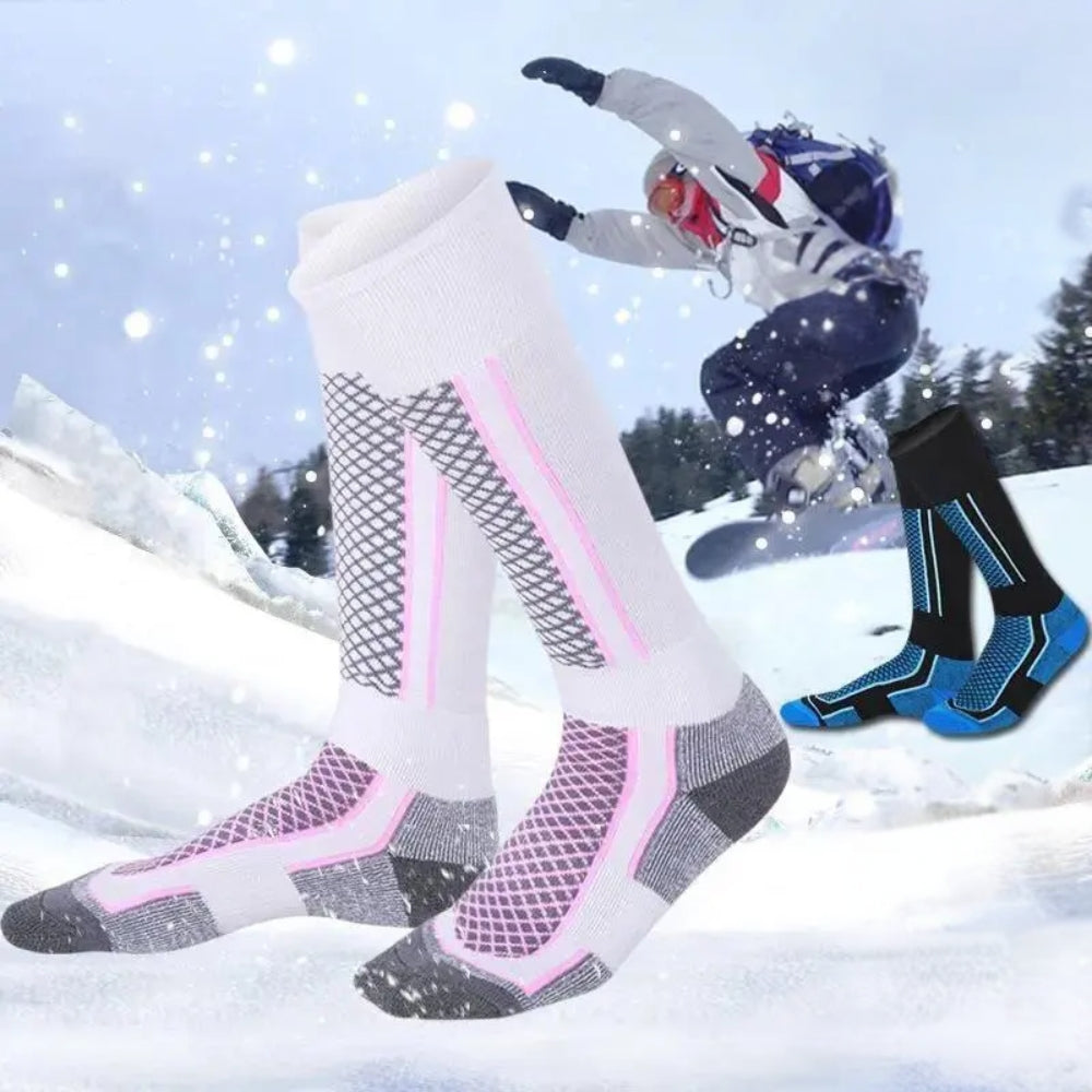 Thick and Warm Ski Socks Stockings Hiking Socks for Skiing and Outdoor Activities_0