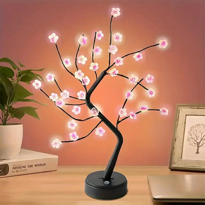 Table Tree Night Light Desktop Tree LED Lamp Light Decoration_0