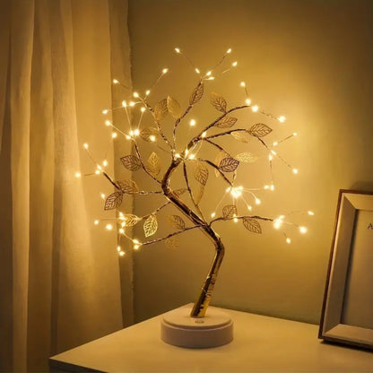 Table Tree Night Light Desktop Tree LED Lamp Light Decoration_8