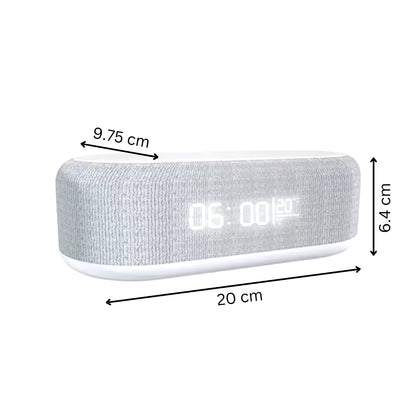 Wireless Charging Alarm Clock with LED Display and Night Light_9