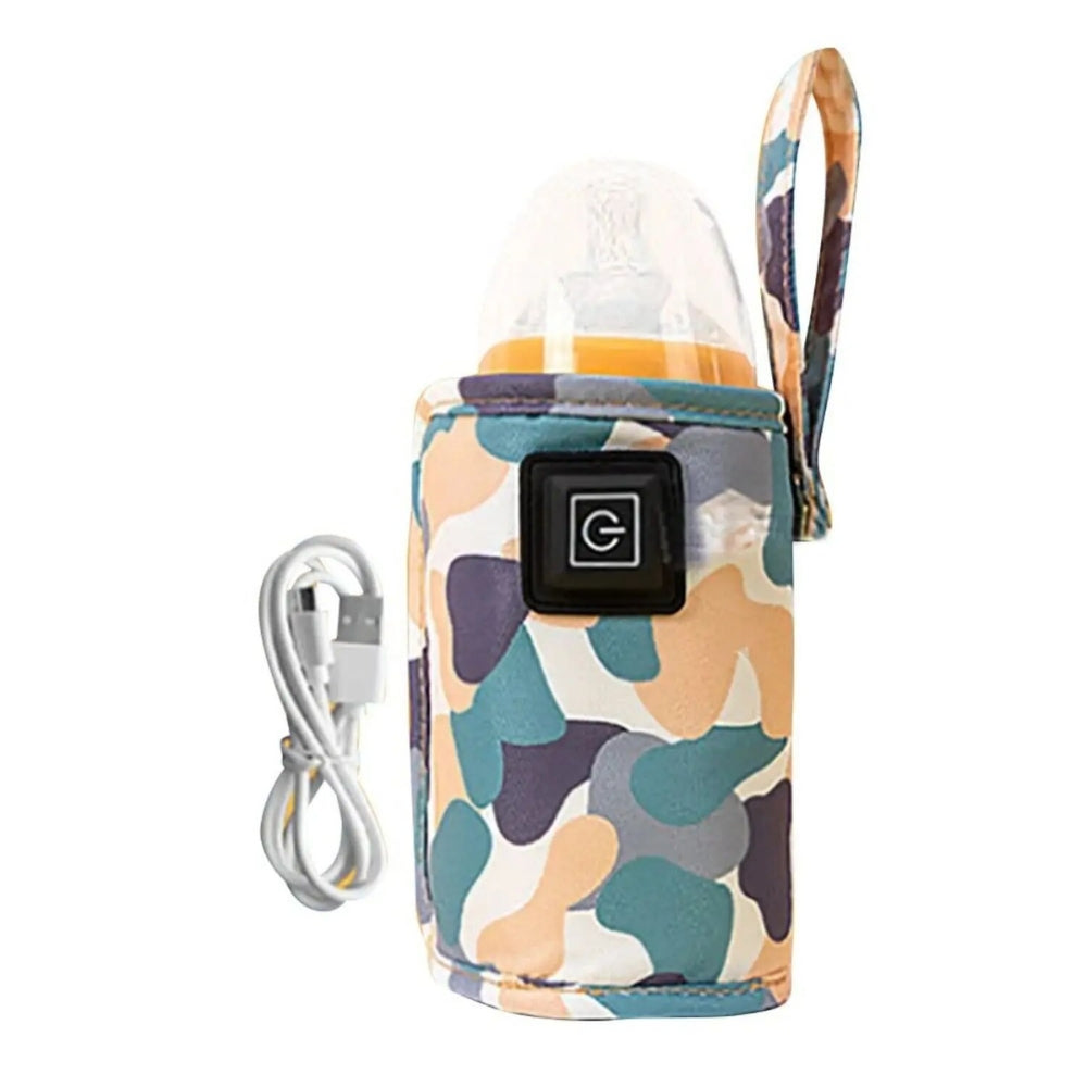 USB Milk Water Warmer Bottle Heater Travel Stroller Insulated Bag Baby Nursing_6