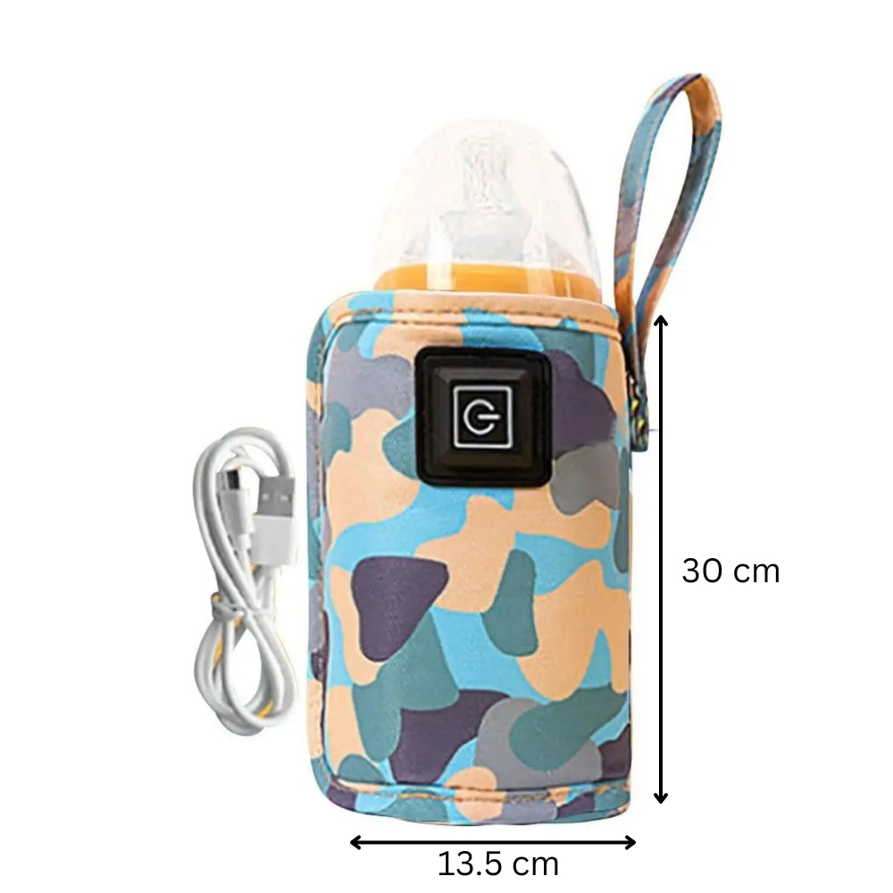 USB Milk Water Warmer Bottle Heater Travel Stroller Insulated Bag Baby Nursing_7