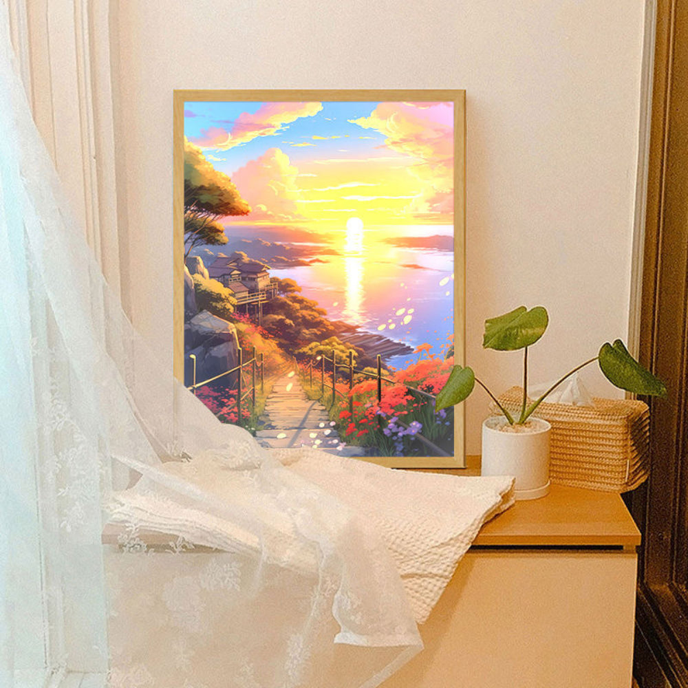 LED Light Painting Comic Style LED Painting Lamp Modern Home Gift_2