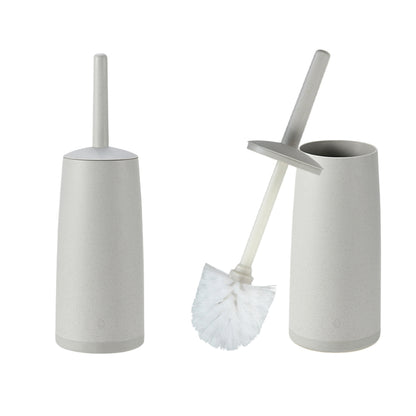 Plastic Toilet Brush And Holder Bathroom Toilet Removable Handle Sturdy And Durable_9