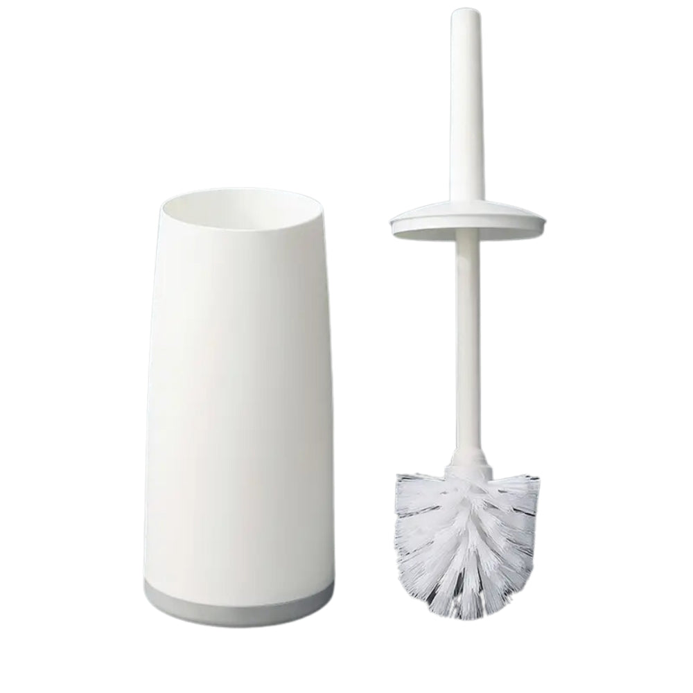 Plastic Toilet Brush And Holder Bathroom Toilet Removable Handle Sturdy And Durable_6