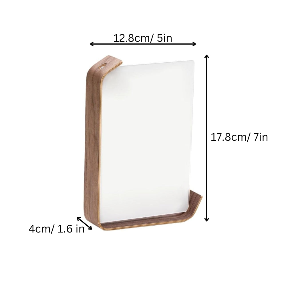 Wooden Picture Frame Swing Table DIY Transparent Herbarium Display Frame_7